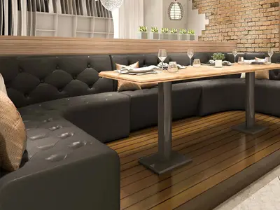 restaurant sofa booth banquettes