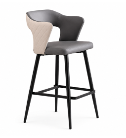 Modern Upholstered Counter Stool