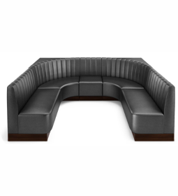 Custom U-Shaped Bar Booth Seating