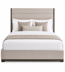 Custom Upholstered Hotel Bed