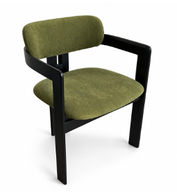 Upholstered Wood Frame Dining Chair