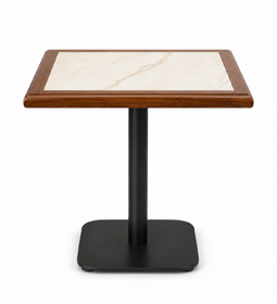 Square Stone Top Restaurant Table
